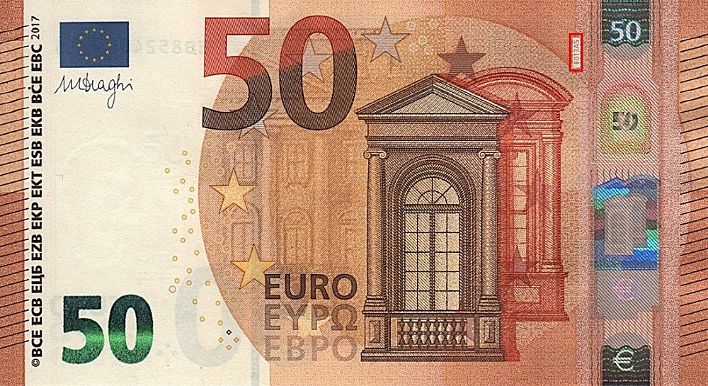 Billet de 50 € 2017 France (Oberthur)