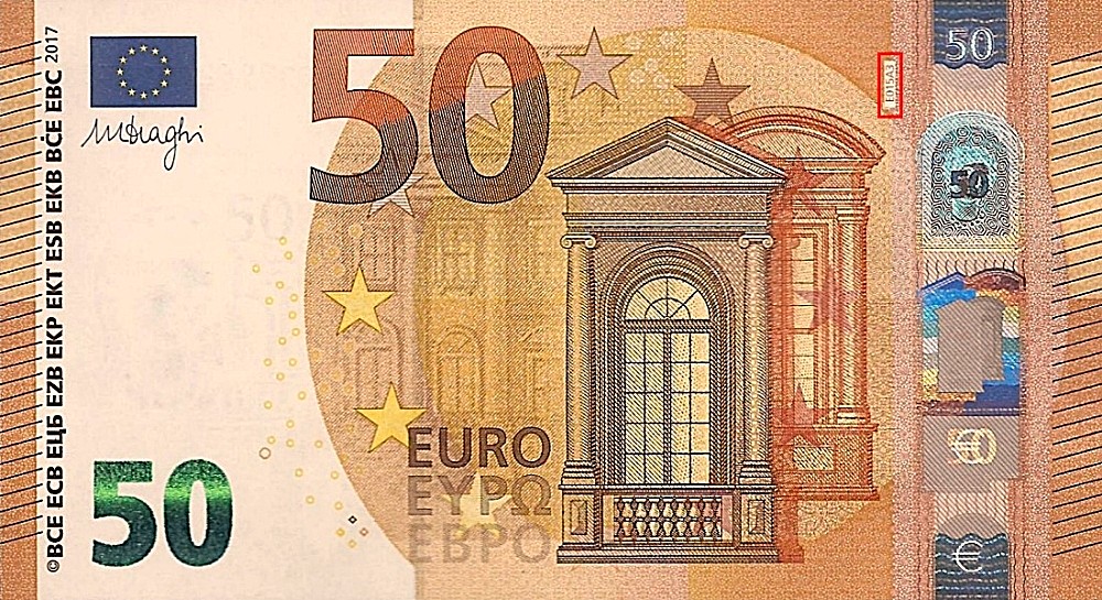 Billet de 50 € 2017 France (Oberthur)