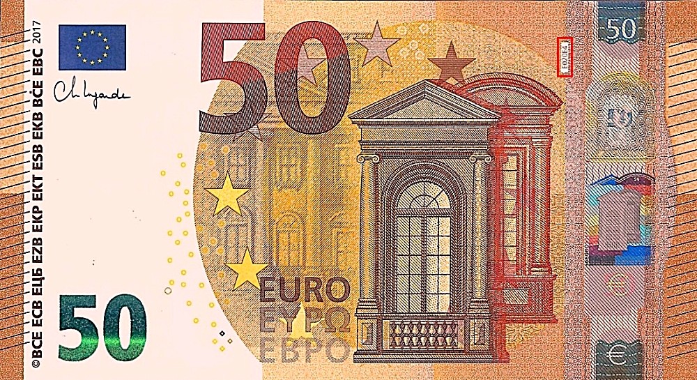 Billet de 50 € 2017 France (Oberthur)