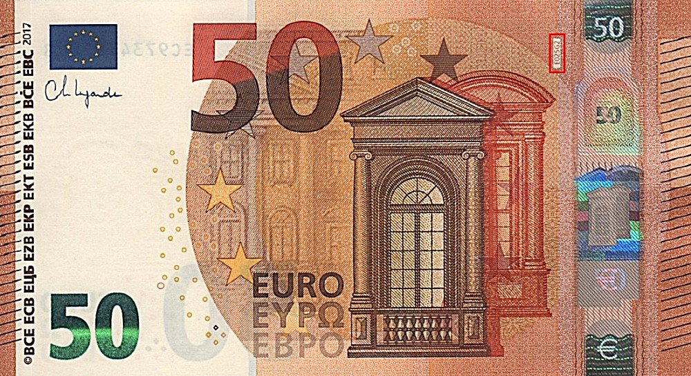 Billet de 50 € 2017 France (Oberthur)