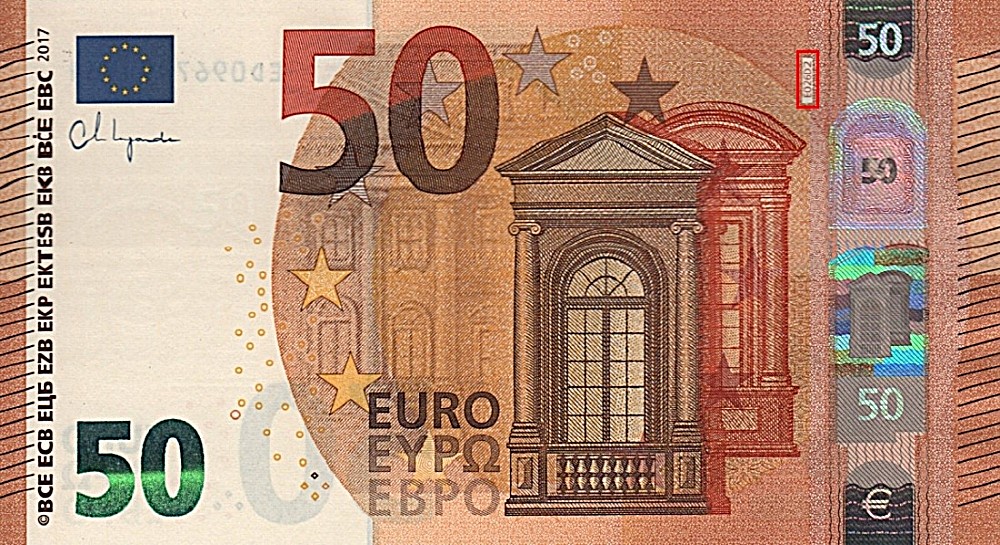 Billet de 50 € 2017 France (Oberthur)