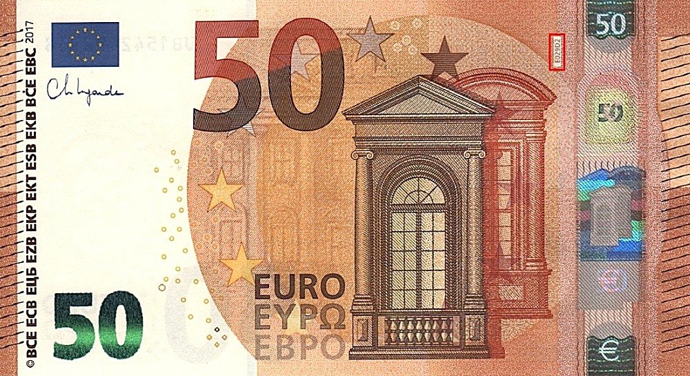 Billet de 50 € 2017 France (Oberthur)