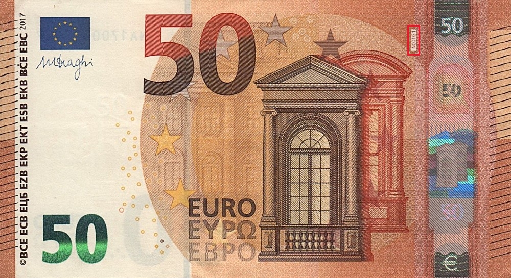 Billet de 50 € 2017 Autriche