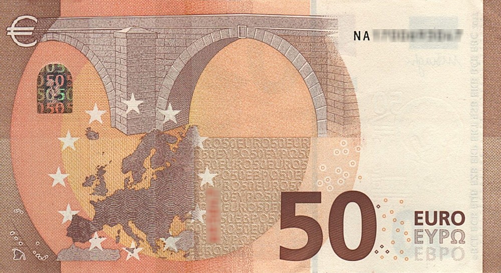 Détail du billet de 50 € 2017 Autriche