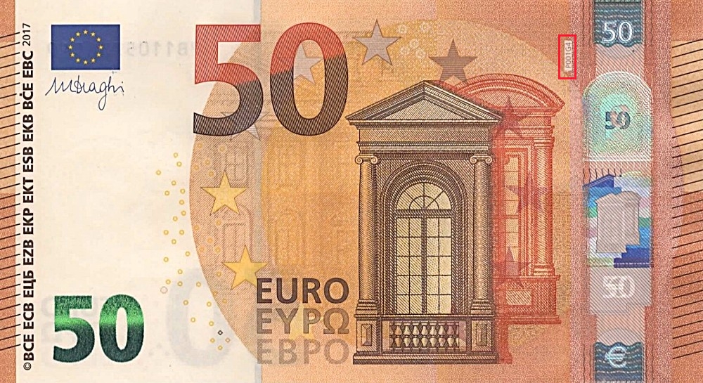 Billet de 50 € 2017 Pays-Bas