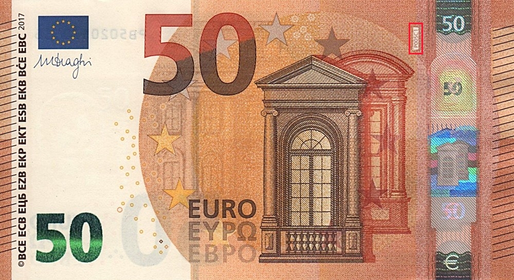 Billet de 50 € 2017 Pays-Bas