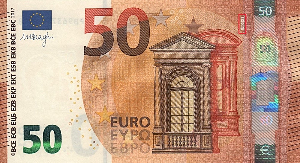 Billet de 50 € 2017 Pays-Bas