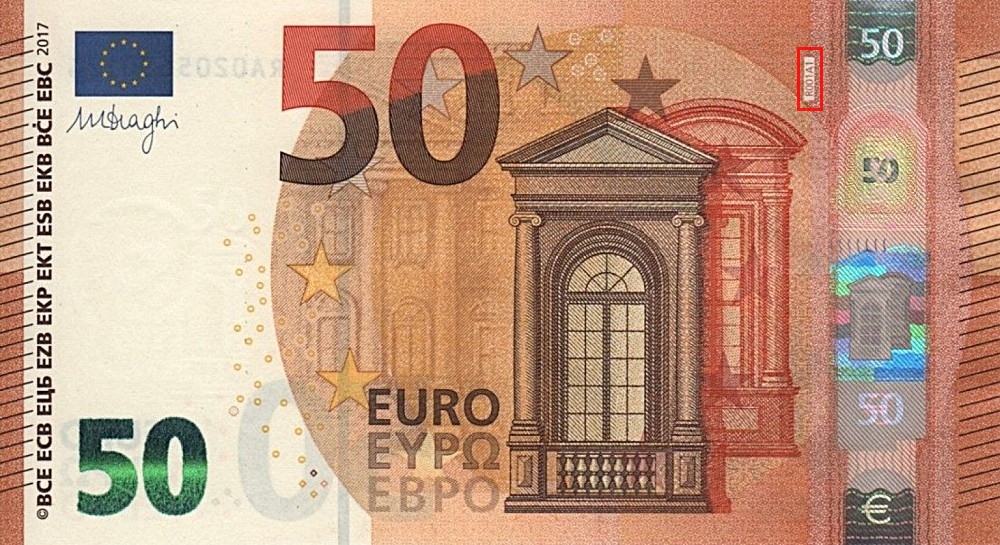 Billet de 50 € 2017 Allemagne
