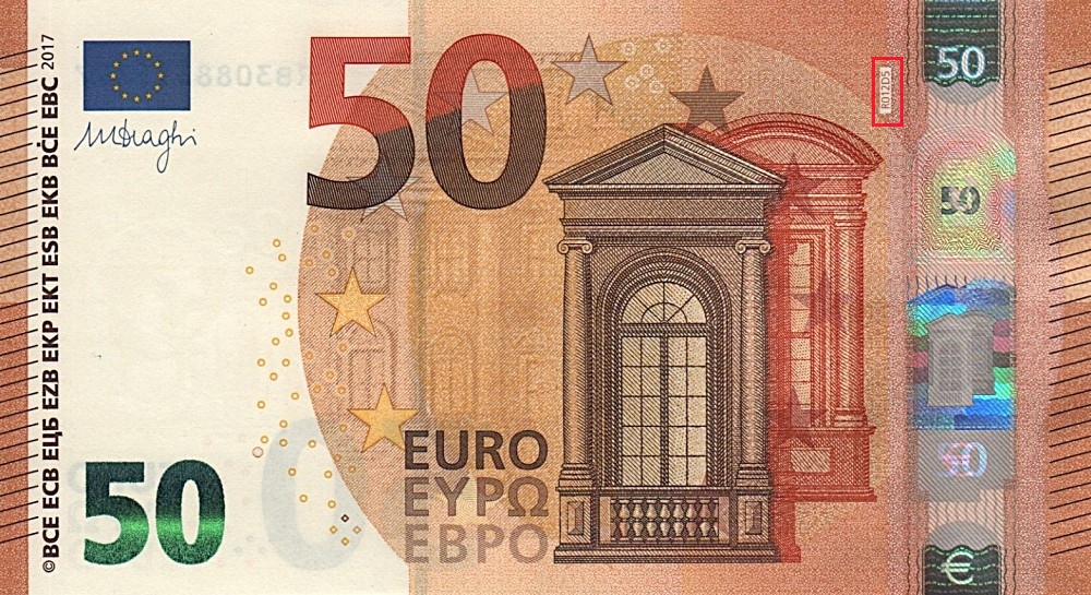 Billet de 50 € 2017 Allemagne