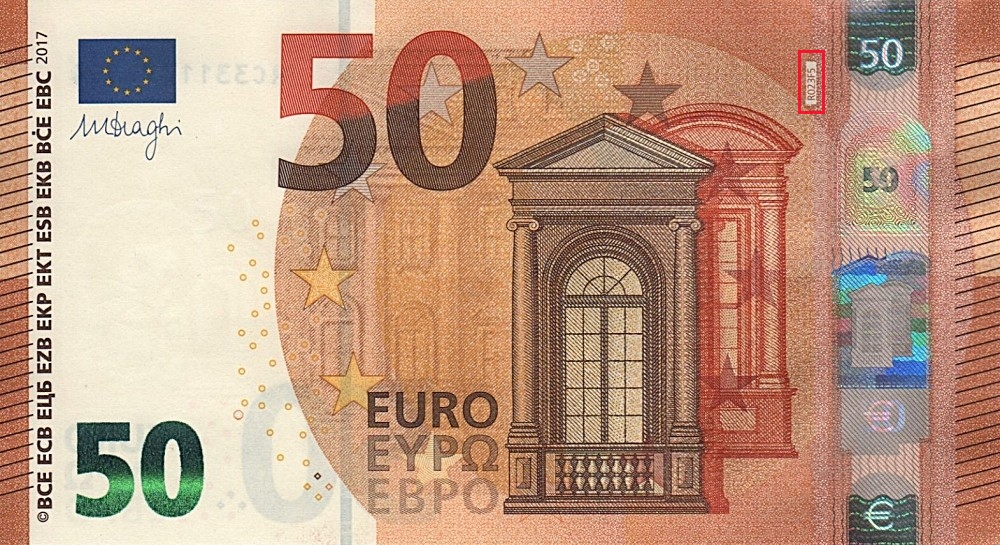 Billet de 50 € 2017 Allemagne