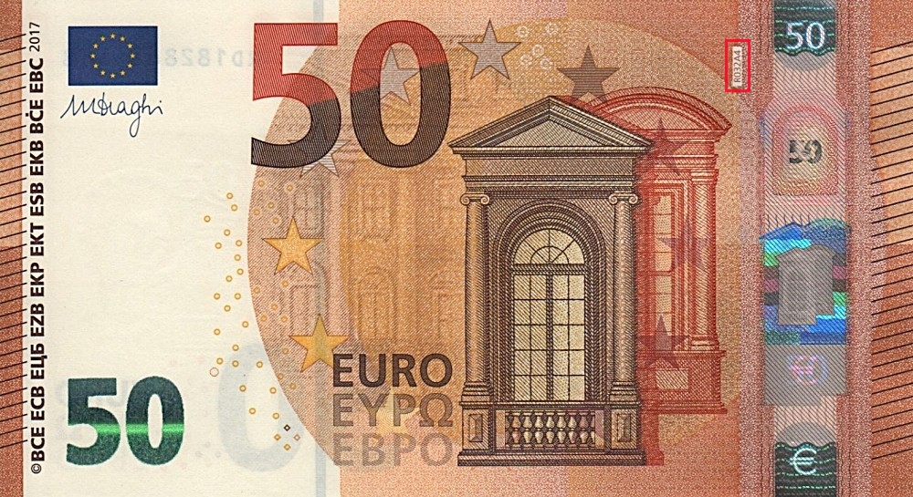 Billet de 50 € 2017 Allemagne