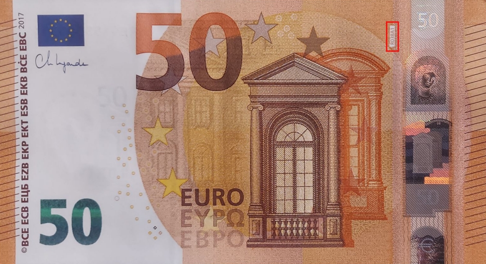 Billet de 50 € 2017 Allemagne