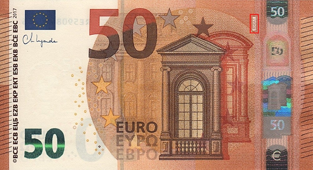 Billet de 50 € 2017 Allemagne
