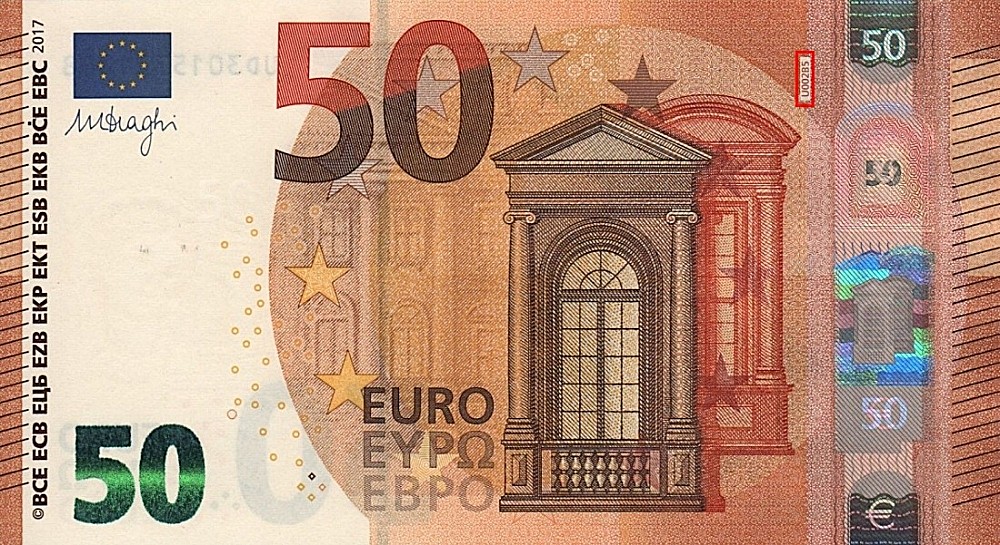 Billet de 50 € 2017 France