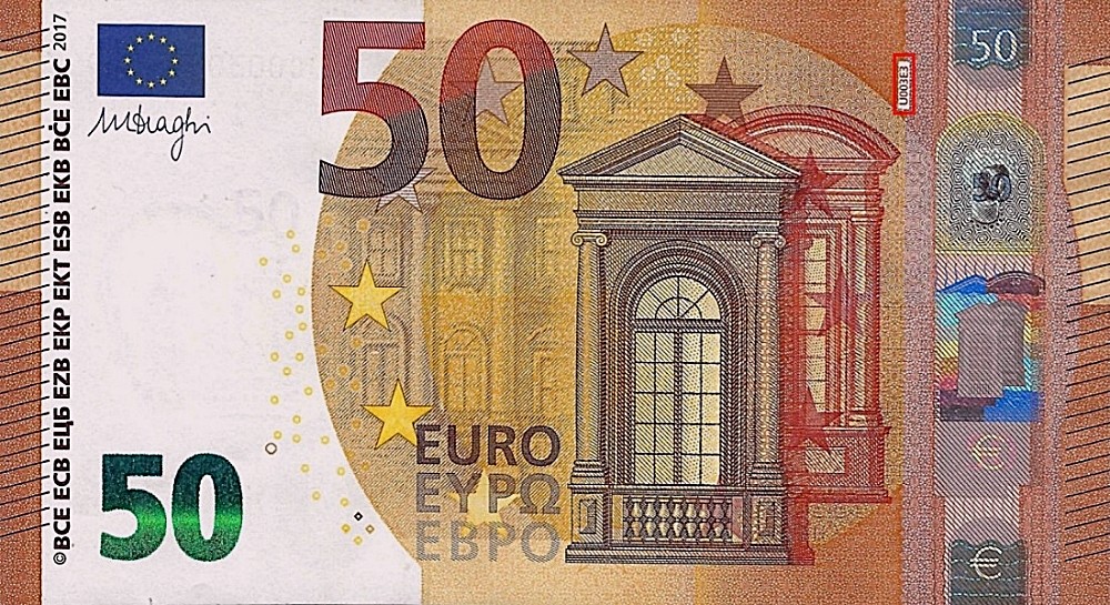 Billet de 50 € 2017 France