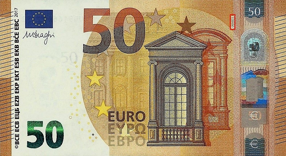 Billet de 50 € 2017 France