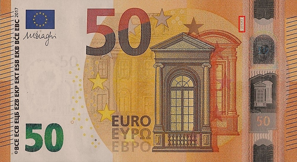 Billet de 50 € 2017 France