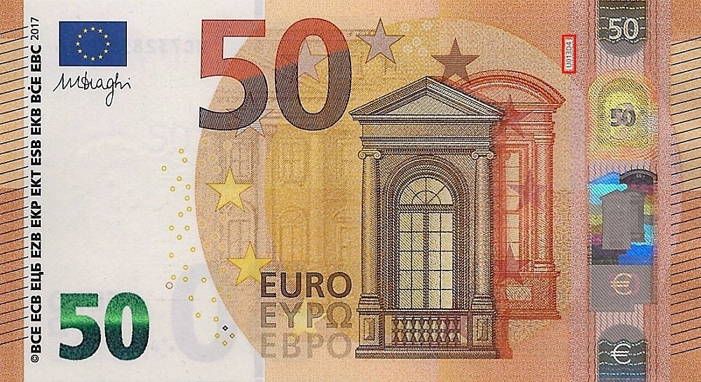 Billet de 50 € 2017 France