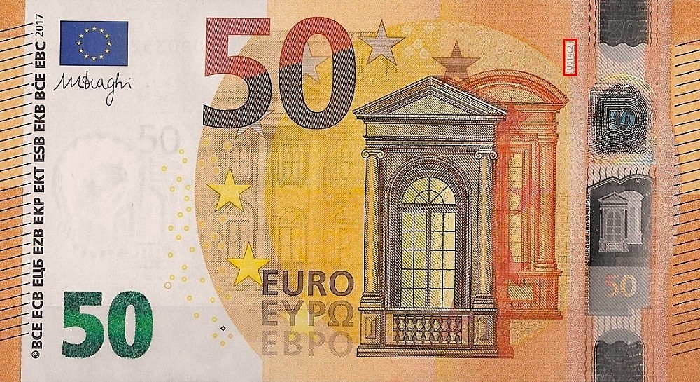Billet de 50 € 2017 France