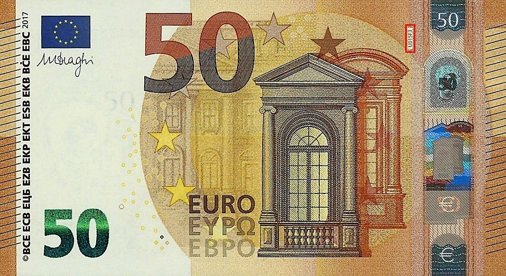 Billet de 50 € 2017 France