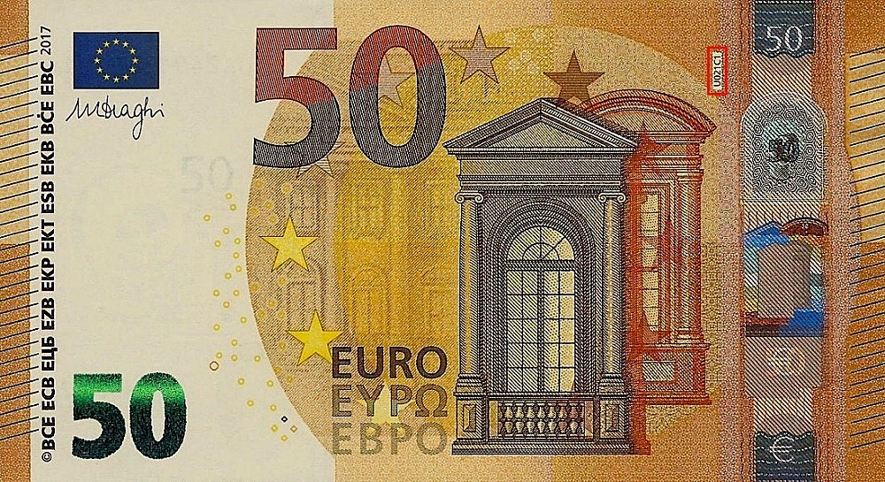 Billet de 50 € 2017 France