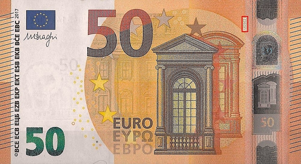 Billet de 50 € 2017 France