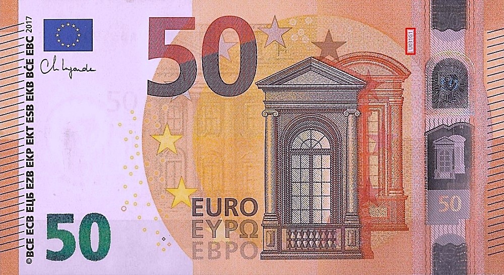 Billet de 50 € 2017 France