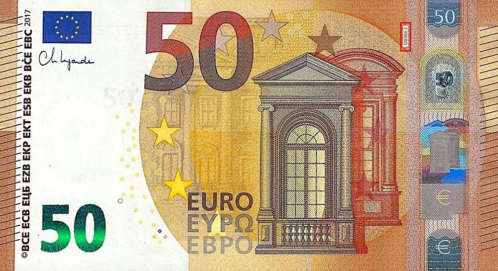 Billet de 50 € 2017 France