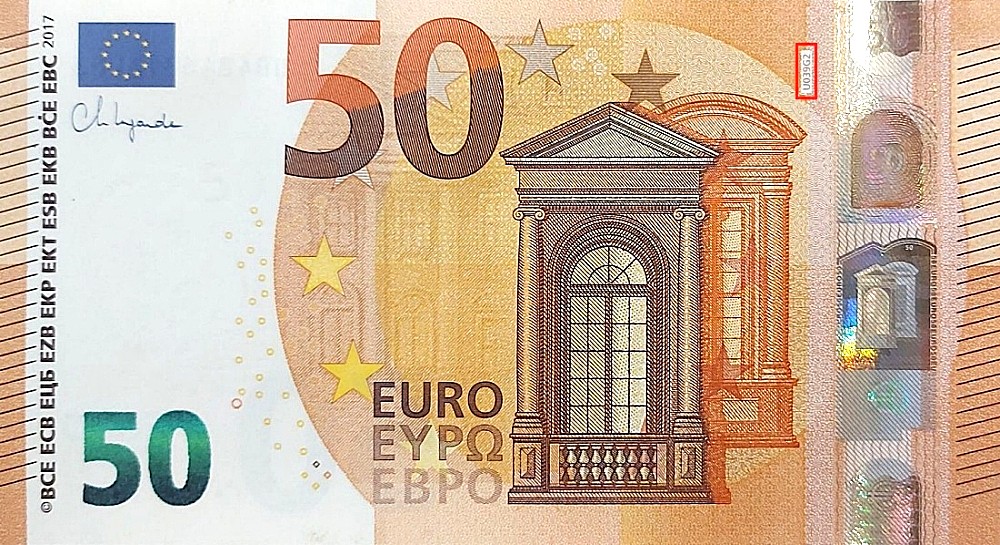 Billet de 50 € 2017 France