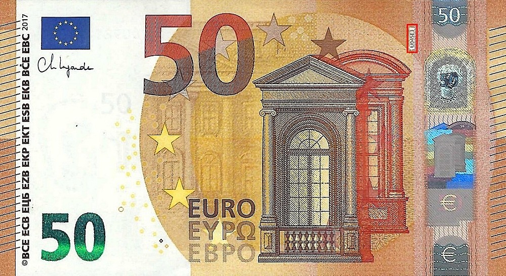 Billet de 50 € 2017 France