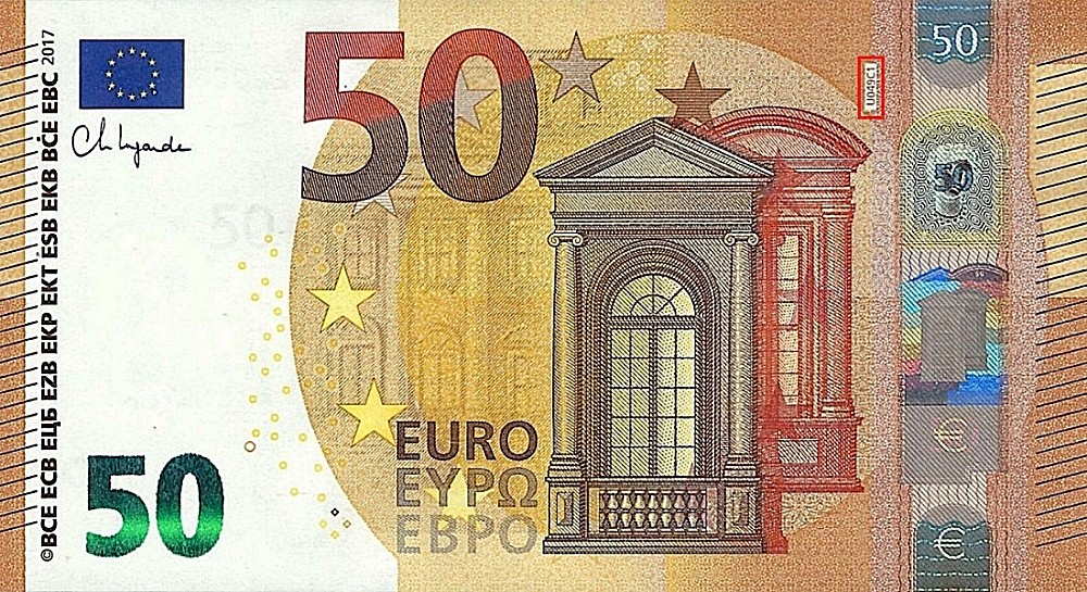 Billet de 50 € 2017 France