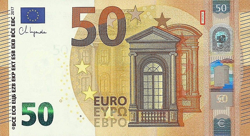 Billet de 50 € 2017 France