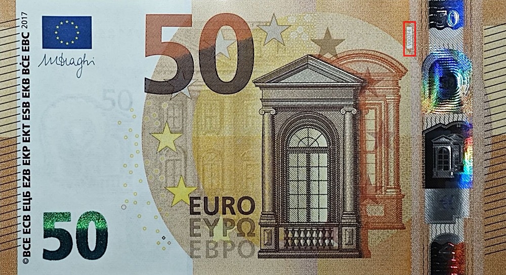 Billet de 50 € 2017 Espagne