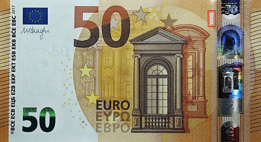Billet de 50 € 2017 Espagne