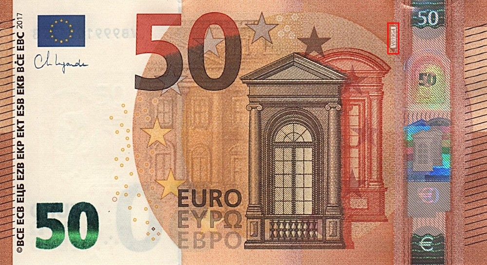 Billet de 50 € 2017 Espagne