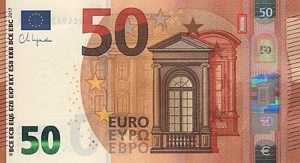 Billet de 50 € 2017 Espagne
