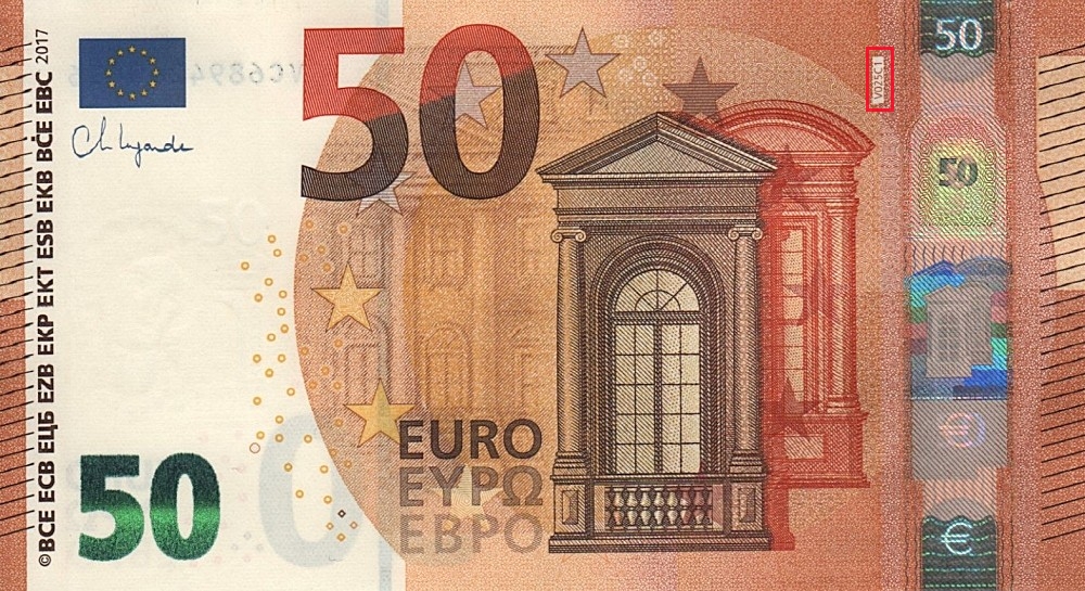 Billet de 50 € 2017 Espagne