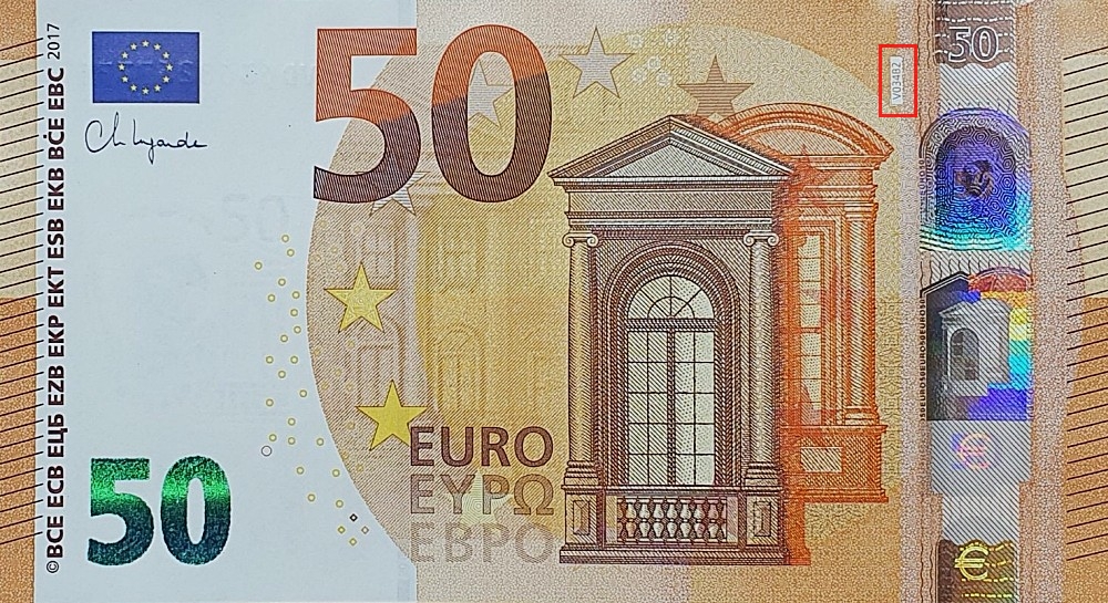 Billet de 50 € 2017 Espagne