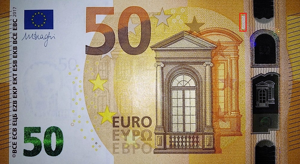 Billet de 50 € 2017 Allemagne