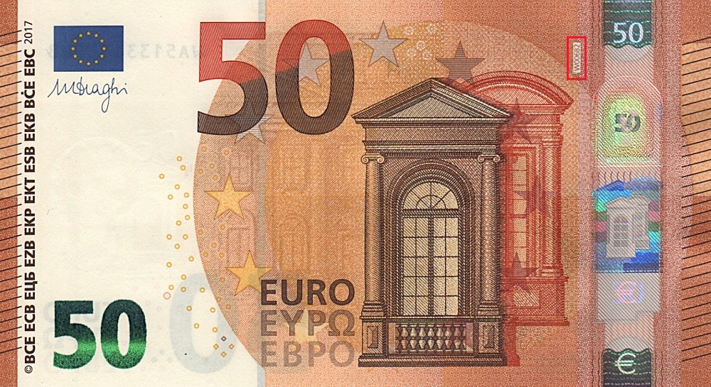 Billet de 50 € 2017 Allemagne