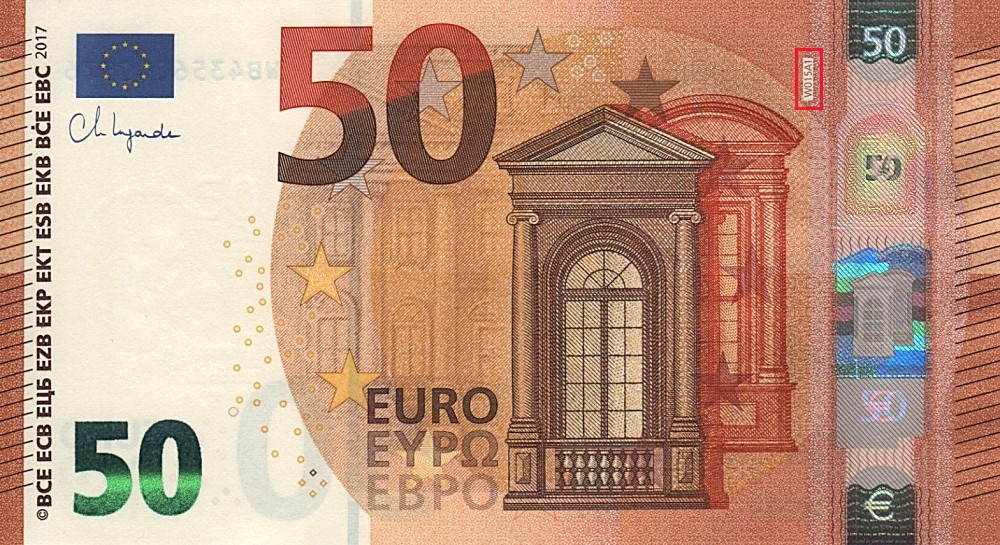 Billet de 50 € 2017 Allemagne