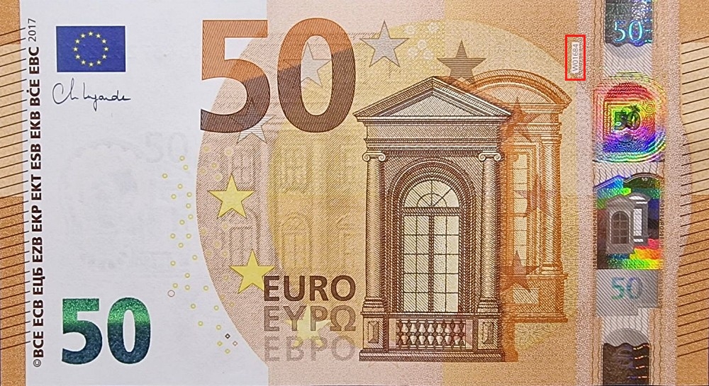 Billet de 50 € 2017 Allemagne