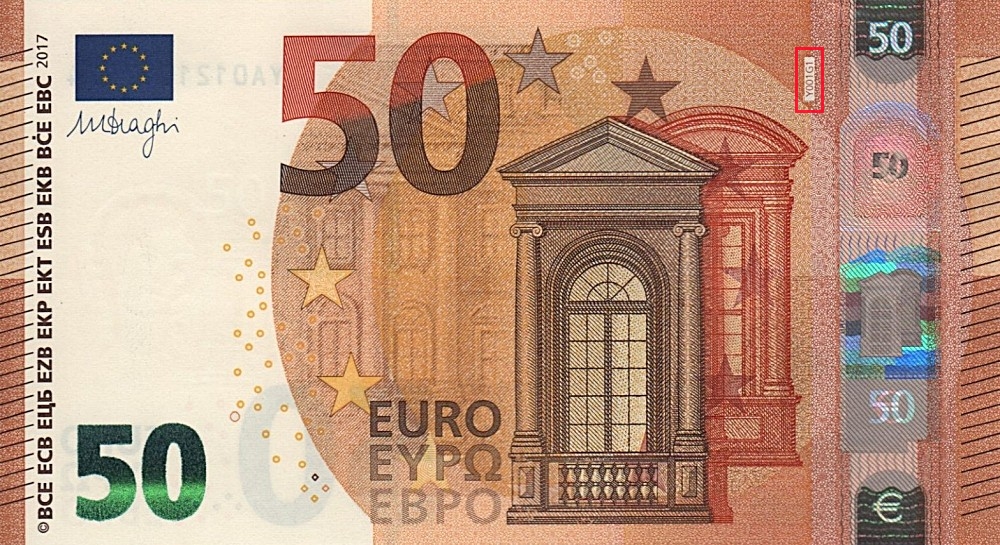 Billet de 50 € 2017 Grèce