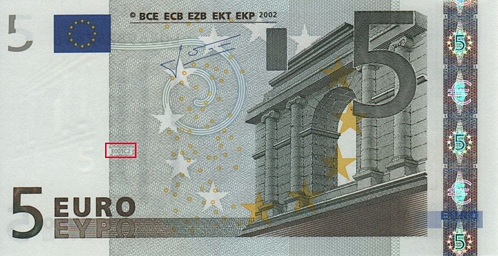 Billet de 5 € 2002 Finlande