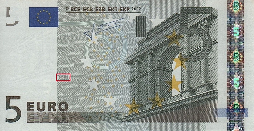 Billet de 5 € 2002 Chypre