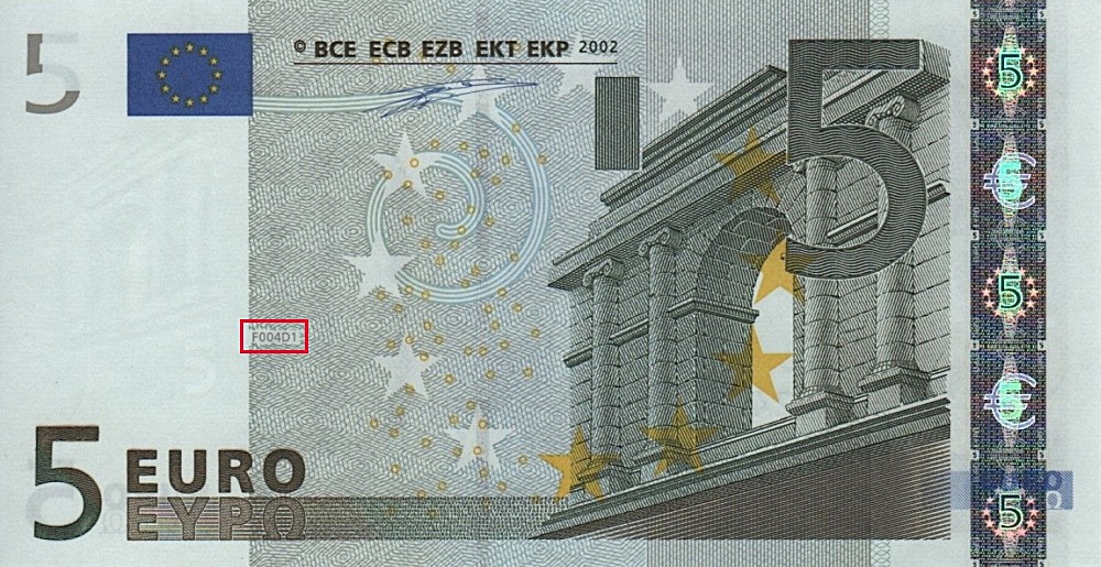 Billet de 5 € 2002 Autriche