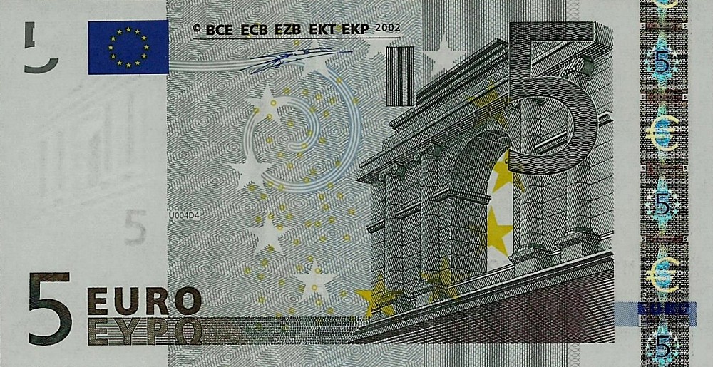 Billet de 5 € 2002 Portugal