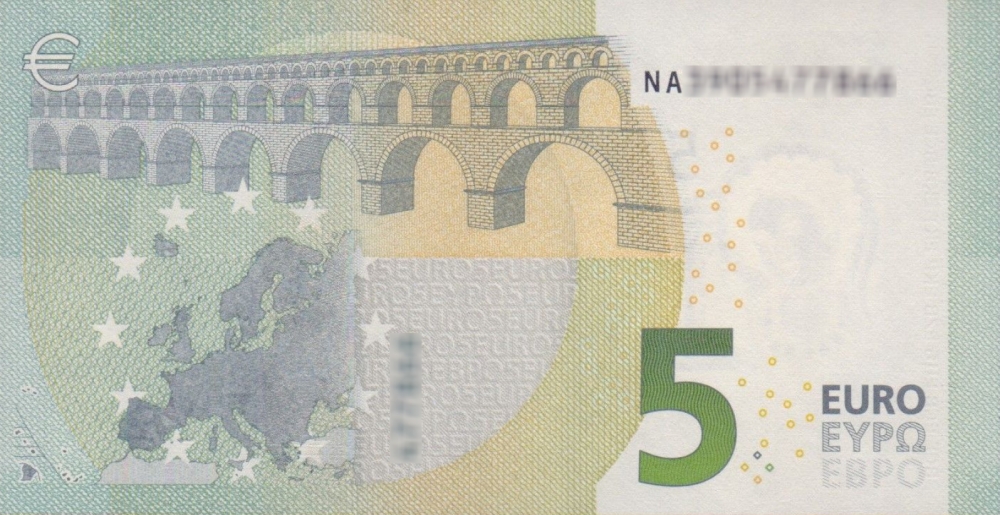 Détail du billet de 5 € 2013 Autriche