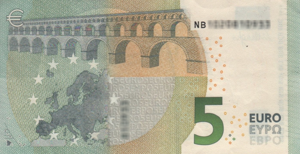 Détail du billet de 5 € 2013 Autriche